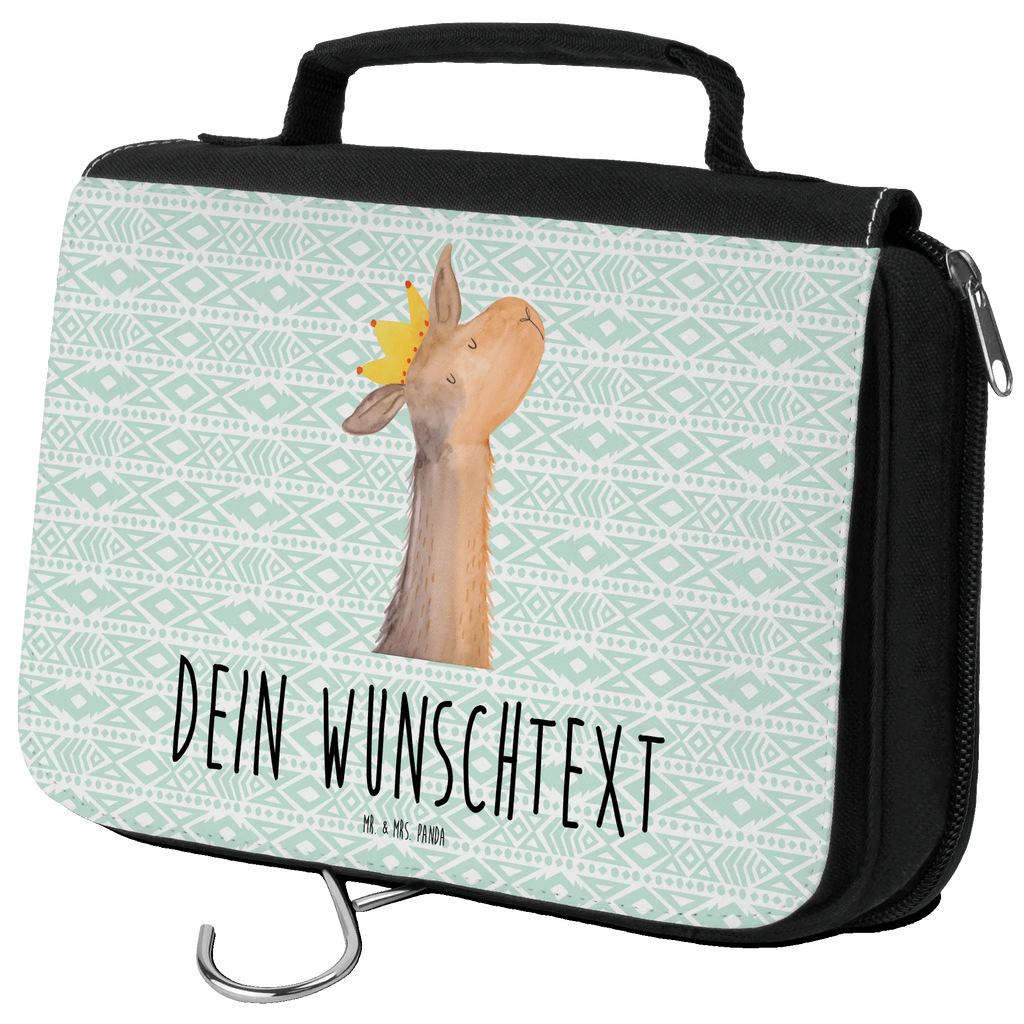 Personalisierter Kulturbeutel Lamakopf König Personalisierter Kulturbeutel, Personalisierte Waschtasche, Personalisierte Kosmetiktasche, Damen, Herren, Personalisierte Aufbewahrungstasche, Personalisierte Schminktasche, Personalisierter Kosmetikbeutel, Personalisierter Organizer, Personalisierte Kulturtasche, Personalisierte Schminkutensil, Personalisierung, Wunschtext, Wunschname, Selbst bedrucken, Kulturbeutel mit Namen, Lama, Alpaka, Lamas, König, Königin, Freundin, Mama, Papa, Büro Kollege, Kollegin, Chef, Vorgesetzter, Abi, Abitur