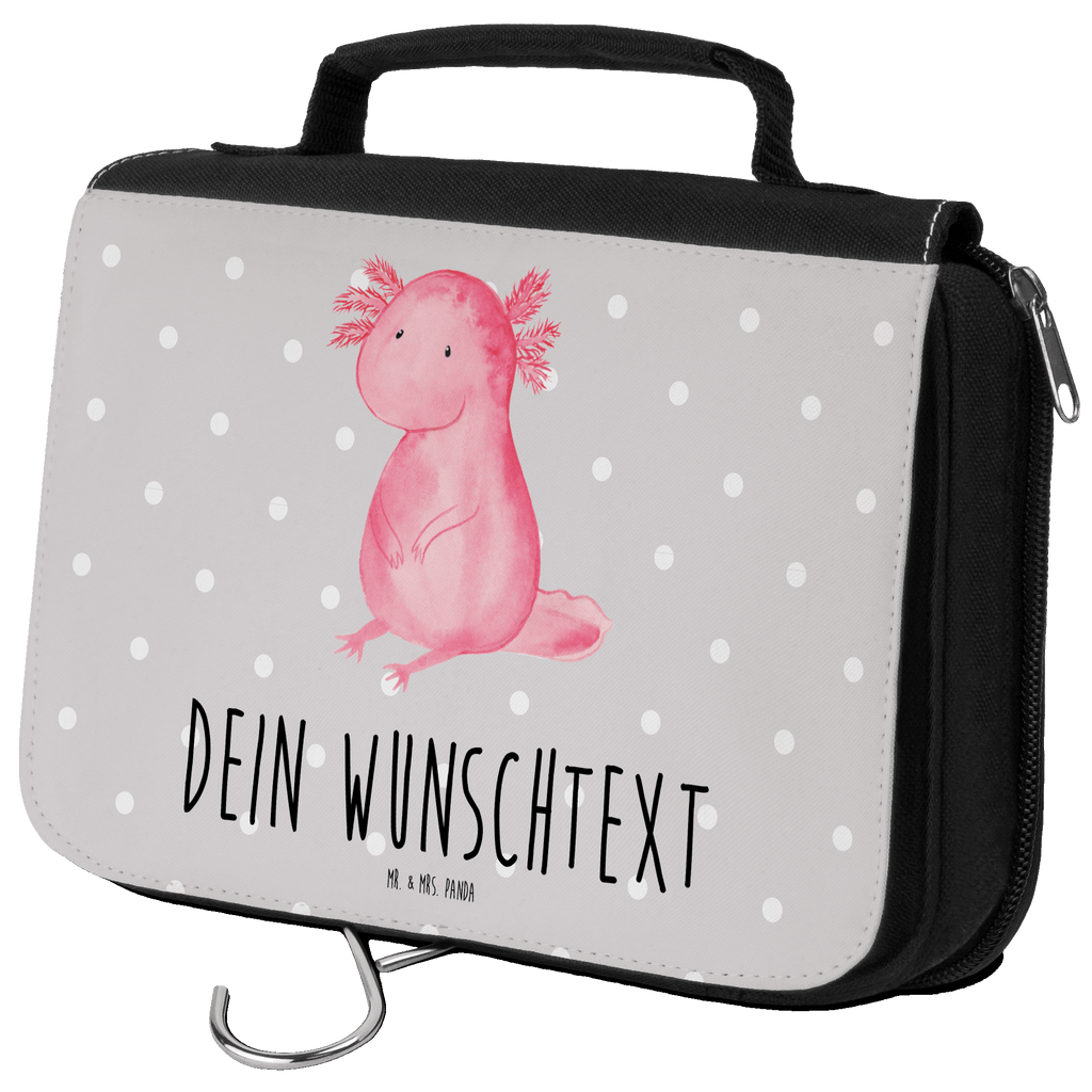 Personalisierter Kulturbeutel Axolotl null Personalisierter Kulturbeutel, Personalisierte Waschtasche, Personalisierte Kosmetiktasche, Damen, Herren, Personalisierte Aufbewahrungstasche, Personalisierte Schminktasche, Personalisierter Kosmetikbeutel, Personalisierter Organizer, Personalisierte Kulturtasche, Personalisierte Schminkutensil, Personalisierung, Wunschtext, Wunschname, Selbst bedrucken, Kulturbeutel mit Namen, Axolotl, Molch, Axolot, vergnügt, fröhlich, zufrieden, Lebensstil, Weisheit, Lebensweisheit, Liebe, Freundin