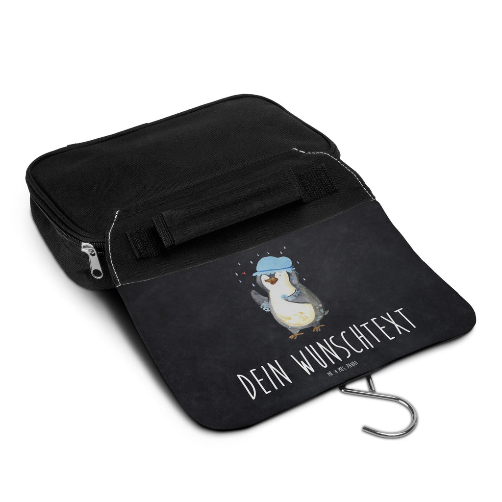 Personalisierter Kulturbeutel Pinguin Duschen Personalisierter Kulturbeutel, Personalisierte Waschtasche, Personalisierte Kosmetiktasche, Damen, Herren, Personalisierte Aufbewahrungstasche, Personalisierte Schminktasche, Personalisierter Kosmetikbeutel, Personalisierter Organizer, Personalisierte Kulturtasche, Personalisierte Schminkutensil, Personalisierung, Wunschtext, Wunschname, Selbst bedrucken, Kulturbeutel mit Namen, Pinguin, Pinguine, Dusche, duschen, Lebensmotto, Motivation, Neustart, Neuanfang, glücklich sein