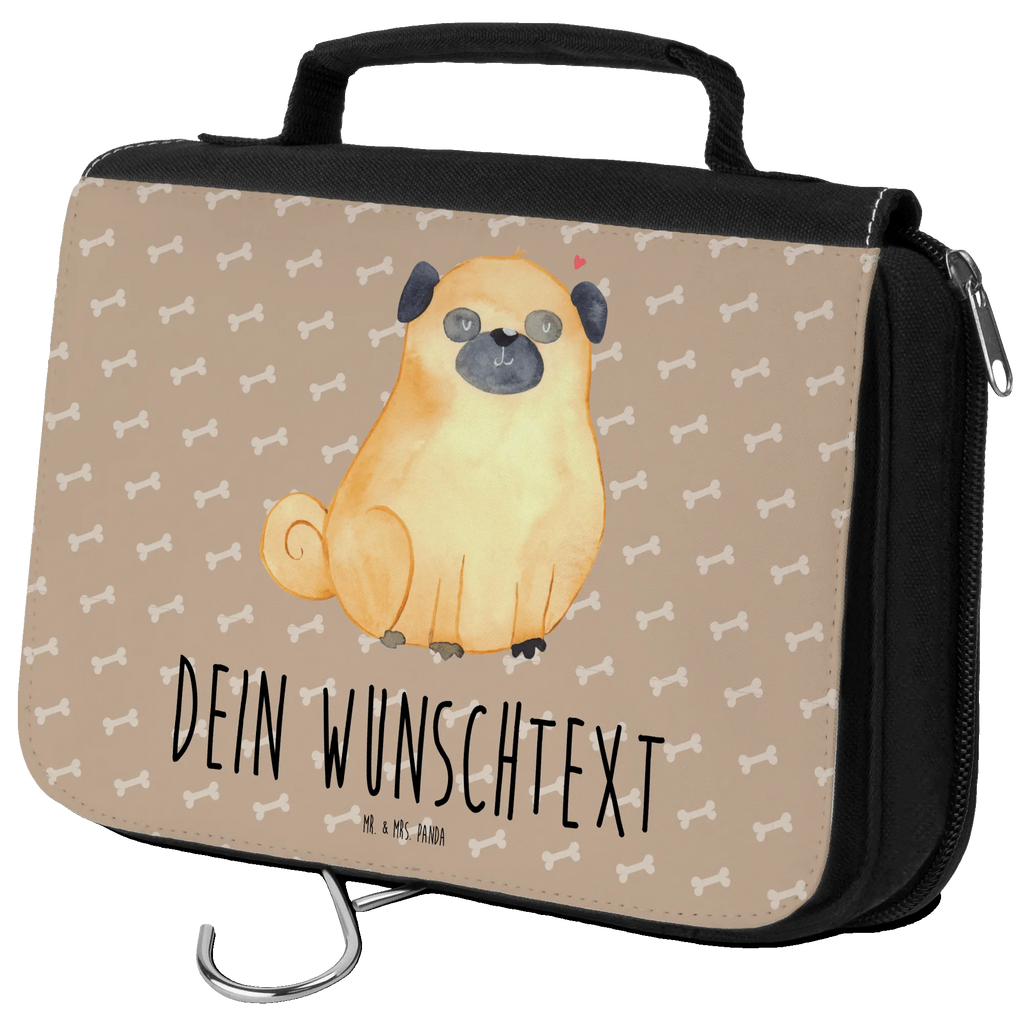 Personalisierter Kulturbeutel Mops Personalisierter Kulturbeutel, Personalisierte Waschtasche, Personalisierte Kosmetiktasche, Damen, Herren, Personalisierte Aufbewahrungstasche, Personalisierte Schminktasche, Personalisierter Kosmetikbeutel, Personalisierter Organizer, Personalisierte Kulturtasche, Personalisierte Schminkutensil, Personalisierung, Wunschtext, Wunschname, Selbst bedrucken, Kulturbeutel mit Namen, Hund, Hundemotiv, Haustier, Hunderasse, Tierliebhaber, Hundebesitzer, Sprüche, Mops, Liebe, Hundeliebe