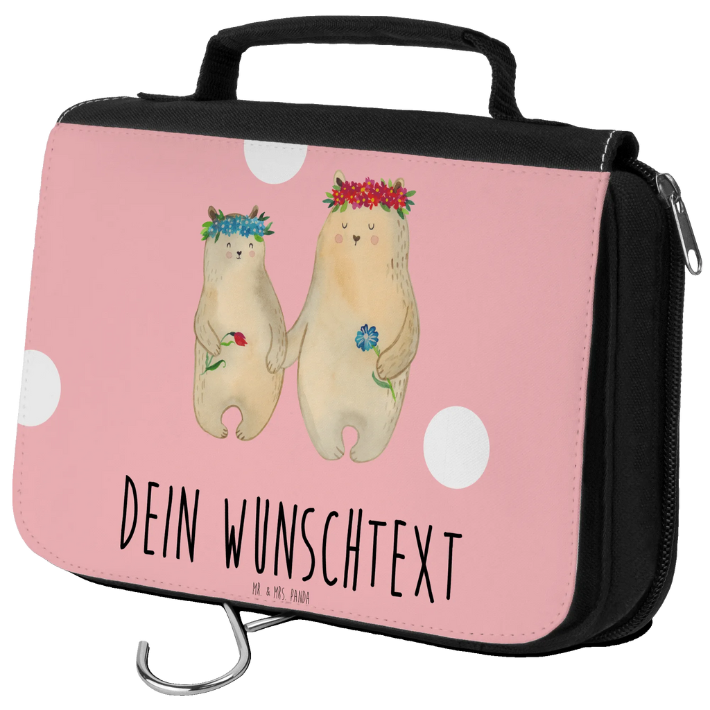 Personalisierter Kulturbeutel Bären mit Blumenkranz Personalisierter Kulturbeutel, Personalisierte Waschtasche, Personalisierte Kosmetiktasche, Damen, Herren, Personalisierte Aufbewahrungstasche, Personalisierte Schminktasche, Personalisierter Kosmetikbeutel, Personalisierter Organizer, Personalisierte Kulturtasche, Personalisierte Schminkutensil, Personalisierung, Wunschtext, Wunschname, Selbst bedrucken, Kulturbeutel mit Namen, Familie, Vatertag, Muttertag, Bruder, Schwester, Mama, Papa, Oma, Opa, Bär, Bären, Mutter, Mutti, Mami, Lieblingsmensch, Lieblingsmama, beste Mutter, weltbeste Mama, Geschenk Mama. Muttertag, Tochter, Kind, Kinder, Töchter, Family, Vorbild