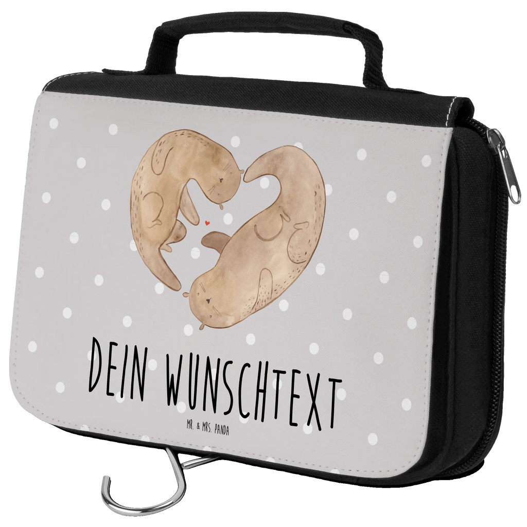 Personalisierter Kulturbeutel Otter Herz Personalisierter Kulturbeutel, Personalisierte Waschtasche, Personalisierte Kosmetiktasche, Damen, Herren, Personalisierte Aufbewahrungstasche, Personalisierte Schminktasche, Personalisierter Kosmetikbeutel, Personalisierter Organizer, Personalisierte Kulturtasche, Personalisierte Schminkutensil, Personalisierung, Wunschtext, Wunschname, Selbst bedrucken, Kulturbeutel mit Namen, Otter, Fischotter, Seeotter, Liebe, Herz, Liebesbeweis, Liebesgeschenk, Bessere Hälfte, Love you, Jahrestag, Hochzeitstag, Verlobung, gemeinsames Leben