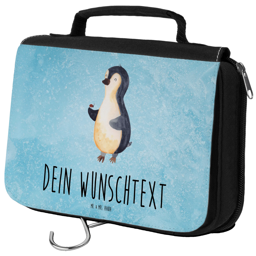 Personalisierter Kulturbeutel Pinguin Marienkäfer Personalisierter Kulturbeutel, Personalisierte Waschtasche, Personalisierte Kosmetiktasche, Damen, Herren, Personalisierte Aufbewahrungstasche, Personalisierte Schminktasche, Personalisierter Kosmetikbeutel, Personalisierter Organizer, Personalisierte Kulturtasche, Personalisierte Schminkutensil, Personalisierung, Wunschtext, Wunschname, Selbst bedrucken, Kulturbeutel mit Namen, Pinguin, Pinguine, Marienkäfer, Liebe, Wunder, Glück, Freude, Lebensfreude