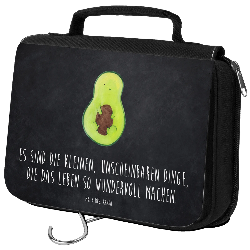 Kulturbeutel Avocado Kern Kulturbeutel, Zum Aufhängen, Waschtasche, Kosmetiktasche, Damen, Herren, Aufbewahrungstasche, Schminktasche, Kosmetikbeutel, Organizer, Kulturtasche, Schminkutensil, Avocado, Veggie, Vegan, Gesund, Avokado, Avocadokern, Kern, Pflanze, Spruch Leben