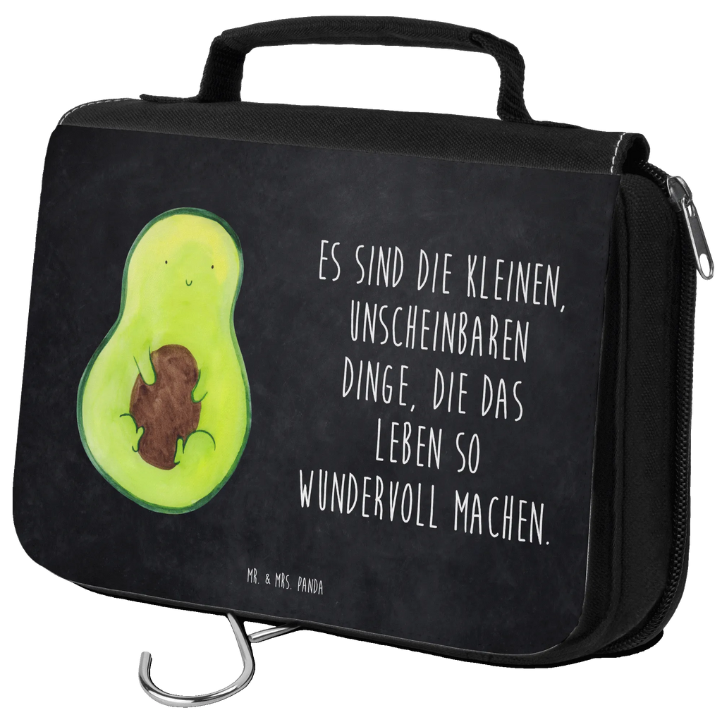 Kulturbeutel Avocado Kern Kulturbeutel, Zum Aufhängen, Waschtasche, Kosmetiktasche, Damen, Herren, Aufbewahrungstasche, Schminktasche, Kosmetikbeutel, Organizer, Kulturtasche, Schminkutensil, Avocado, Veggie, Vegan, Gesund, Avokado, Avocadokern, Kern, Pflanze, Spruch Leben