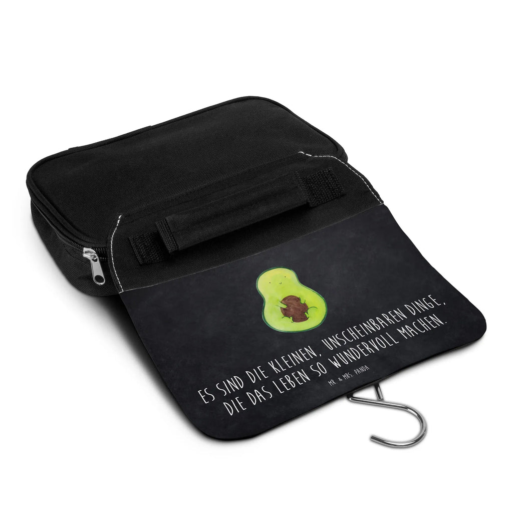 Kulturbeutel Avocado Kern Kulturbeutel, Zum Aufhängen, Waschtasche, Kosmetiktasche, Damen, Herren, Aufbewahrungstasche, Schminktasche, Kosmetikbeutel, Organizer, Kulturtasche, Schminkutensil, Avocado, Veggie, Vegan, Gesund, Avokado, Avocadokern, Kern, Pflanze, Spruch Leben