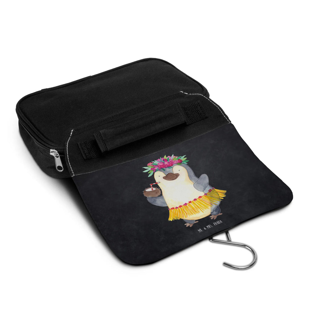 Kulturbeutel Pinguin Kokosnuss Kulturbeutel, Zum Aufhängen, Waschtasche, Kosmetiktasche, Damen, Herren, Aufbewahrungstasche, Schminktasche, Kosmetikbeutel, Organizer, Kulturtasche, Schminkutensil, Pinguin, Aloha, Hawaii, Urlaub, Kokosnuss, Pinguine