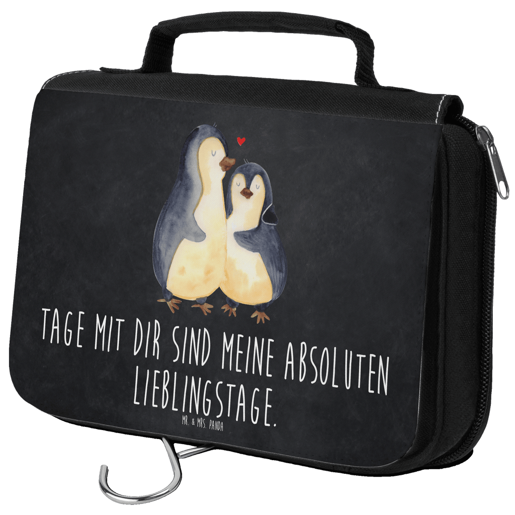 Kulturbeutel Pinguin umarmen Kulturbeutel, Zum Aufhängen, Waschtasche, Kosmetiktasche, Damen, Herren, Aufbewahrungstasche, Schminktasche, Kosmetikbeutel, Organizer, Kulturtasche, Schminkutensil, Pinguin, Liebe, Liebespaar, Liebesbeweis, Liebesgeschenk, Verlobung, Jahrestag, Hochzeitstag, Hochzeit, Hochzeitsgeschenk