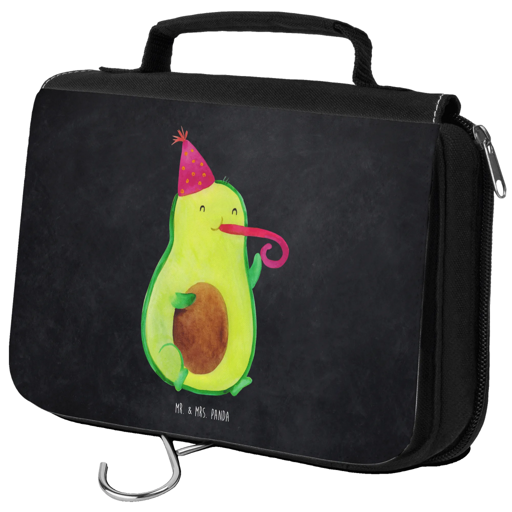 Kulturbeutel Avocado Feier Kulturbeutel, Zum Aufhängen, Waschtasche, Kosmetiktasche, Damen, Herren, Aufbewahrungstasche, Schminktasche, Kosmetikbeutel, Organizer, Kulturtasche, Schminkutensil, Avocado, Veggie, Vegan, Gesund, Party, Feierlichkeit, Feier, Fete, Geburtstag, Gute Laune, Tröte