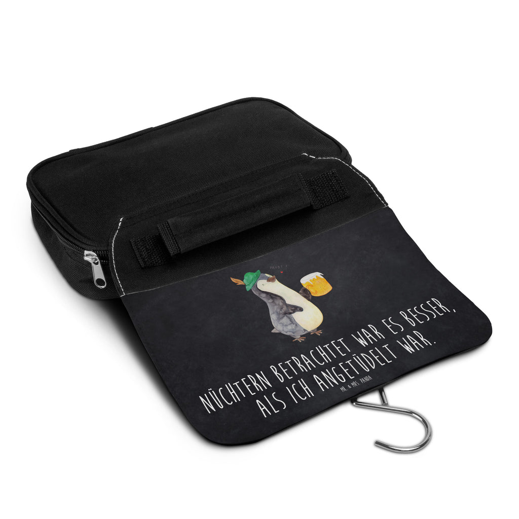 Kulturbeutel Pinguin Bier Kulturbeutel, Zum Aufhängen, Waschtasche, Kosmetiktasche, Damen, Herren, Aufbewahrungstasche, Schminktasche, Kosmetikbeutel, Organizer, Kulturtasche, Schminkutensil, Pinguin, Pinguine, Bier, Oktoberfest