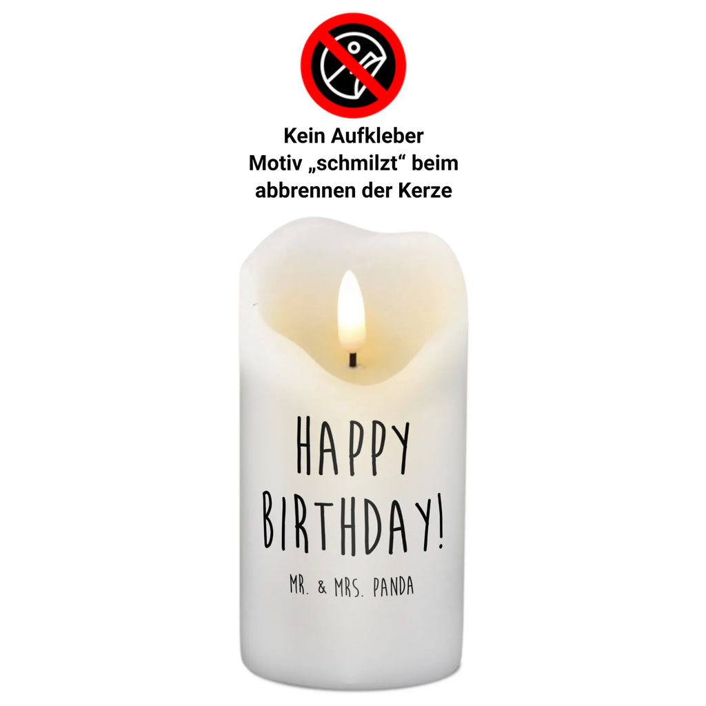 Kerze Easy & Peasy Happy Birthday Kerze, Taufkerze, Kommunionskerze, Geburtstagskerze, Geschenk Kerze, Taufgeschenk Kerze, Kerze mit Druck, Besondere Kerze, Geschenkidee Kerze, Kerze für Kommunion, Geburtstag Kerze, Kommunion Kerze