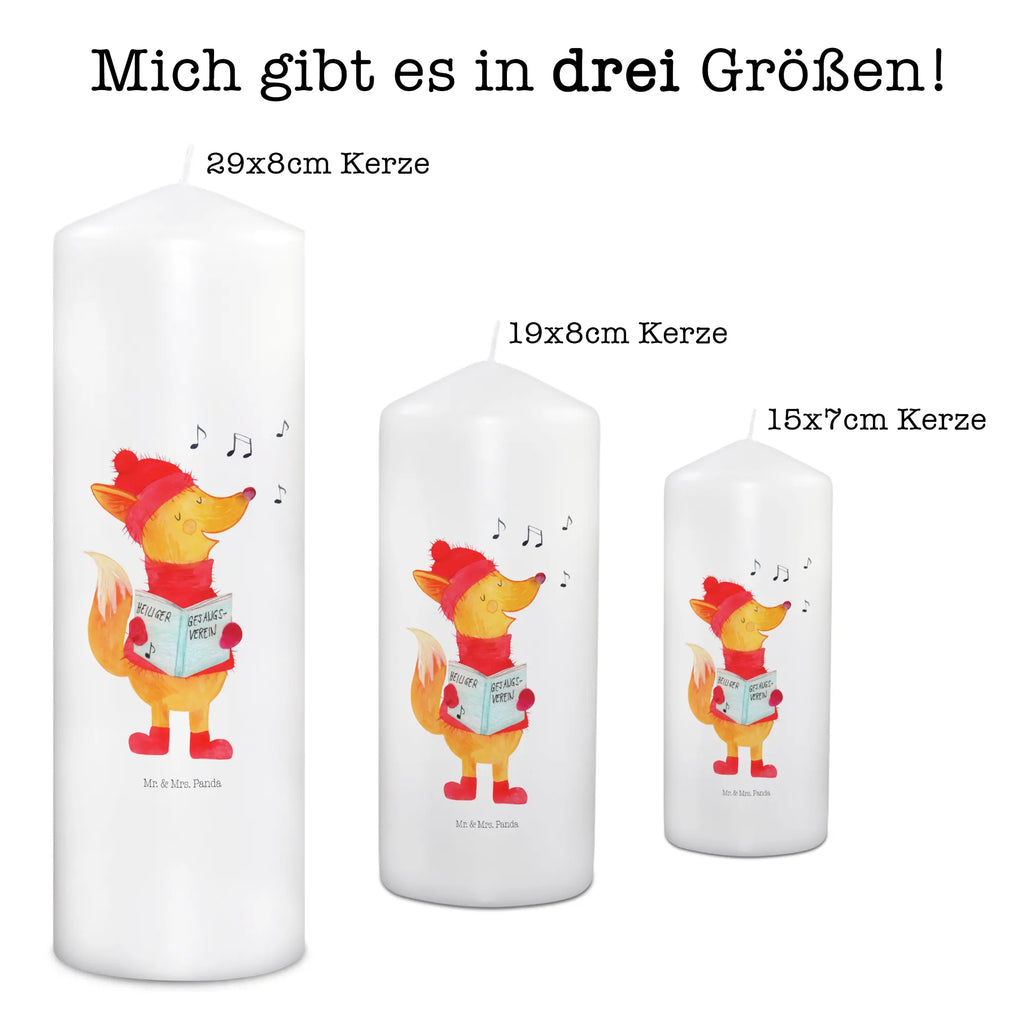 Kerze Fuchs Sänger Kerze, Taufkerze, Kommunionskerze, Geburtstagskerze, Geschenk Kerze, Taufgeschenk Kerze, Kerze mit Druck, Besondere Kerze, Geschenkidee Kerze, Kerze für Kommunion, Geburtstag Kerze, Kommunion Kerze, Winter, Weihnachten, Weihnachtsdeko, Nikolaus, Advent, Heiligabend, Wintermotiv, Fuchs, Füchse, Sänger, Geschenk Sänger, Singen, Weihnachtslieder