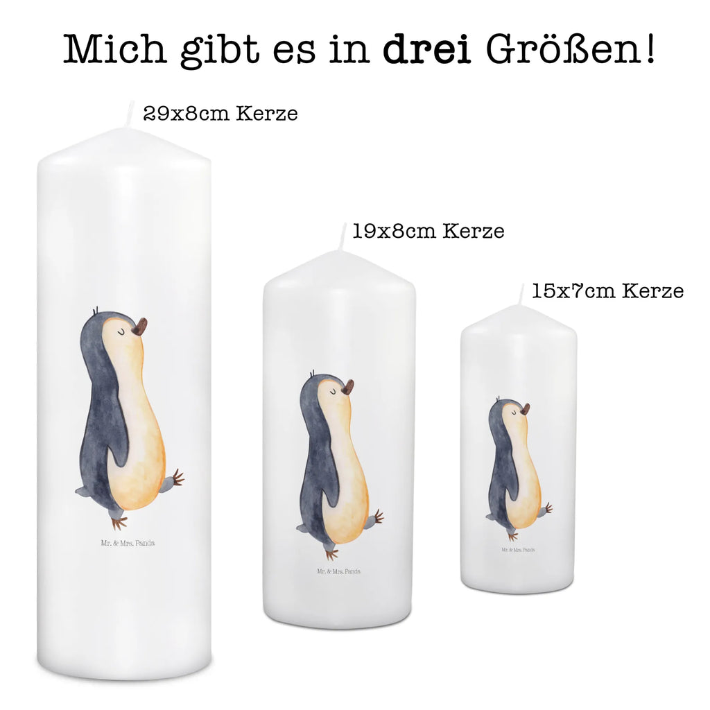 Kerze Pinguin marschierend Kerze, Taufkerze, Kommunionskerze, Geburtstagskerze, Geschenk Kerze, Taufgeschenk Kerze, Kerze mit Druck, Besondere Kerze, Geschenkidee Kerze, Kerze für Kommunion, Geburtstag Kerze, Kommunion Kerze, Pinguin, Pinguine, Frühaufsteher, Langschläfer, Bruder, Schwester, Familie