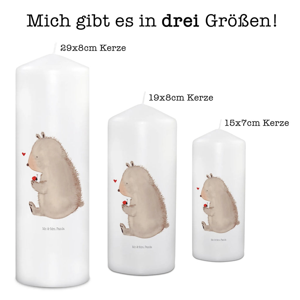 Kerze Bär mit Marienkäfer Kerze, Taufkerze, Kommunionskerze, Geburtstagskerze, Geschenk Kerze, Taufgeschenk Kerze, Kerze mit Druck, Besondere Kerze, Geschenkidee Kerze, Kerze für Kommunion, Geburtstag Kerze, Kommunion Kerze, Bär, Teddy, Teddybär, Marienkäfer, Liebe, Freiheit, Motivation, Das Leben ist schön