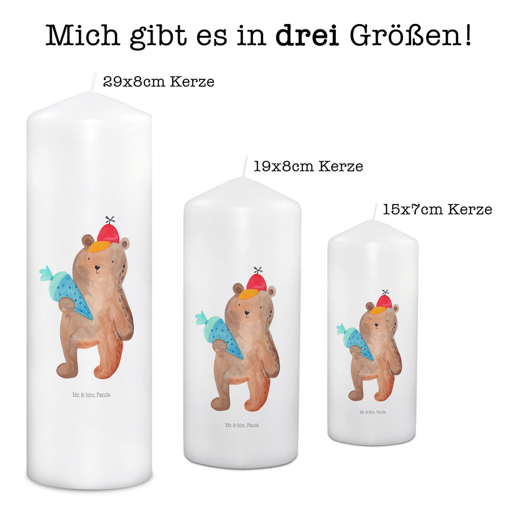 Kerze Bär Schultüte Kerze, Taufkerze, Kommunionskerze, Geburtstagskerze, Geschenk Kerze, Taufgeschenk Kerze, Kerze mit Druck, Besondere Kerze, Geschenkidee Kerze, Kerze für Kommunion, Geburtstag Kerze, Kommunion Kerze, Bär, Teddy, Teddybär, Bär Motiv, Schultüte, Erster Schultag Geschenk, Einschulung Geschenk, Schule Geschenk, Grundschule, Schulanfang, Schulbeginn