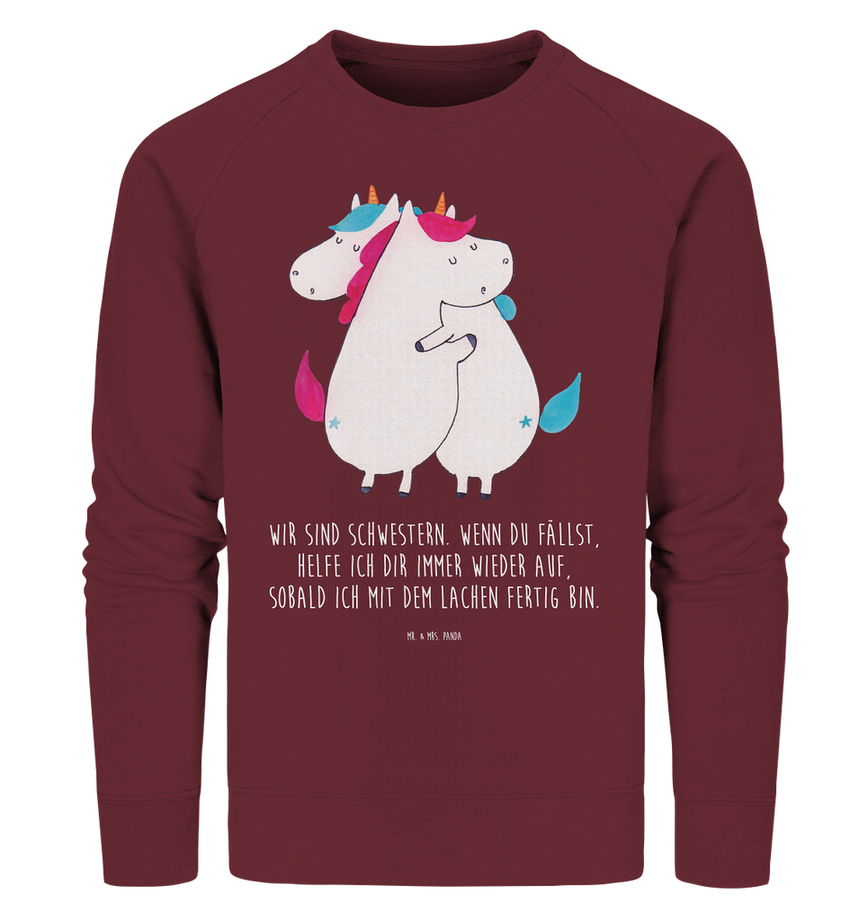 Organic Pullover Einhörner Umarmen Pullover, Pullover Männer, Pullover Frauen, Sweatshirt, Sweatshirt Männer, Sweatshirt Frauen, Unisex, Einhorn, Einhörner, Einhorn Deko, Pegasus, Unicorn, Freundinnen, Freundin, BFF, Schwester, Schwestern, Familie, Geschwister, Sister, Liebe