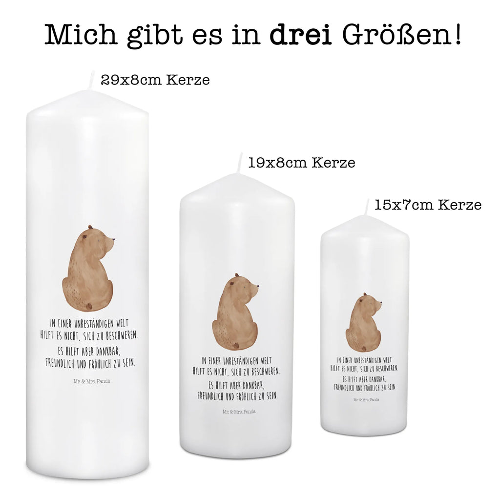 Kerze Bär Schulterblick Kerze, Taufkerze, Kommunionskerze, Geburtstagskerze, Geschenk Kerze, Taufgeschenk Kerze, Kerze mit Druck, Besondere Kerze, Geschenkidee Kerze, Kerze für Kommunion, Geburtstag Kerze, Kommunion Kerze, Bär, Teddy, Teddybär, Selbstachtung, Weltansicht, Motivation, Bären, Bärenliebe, Weisheit