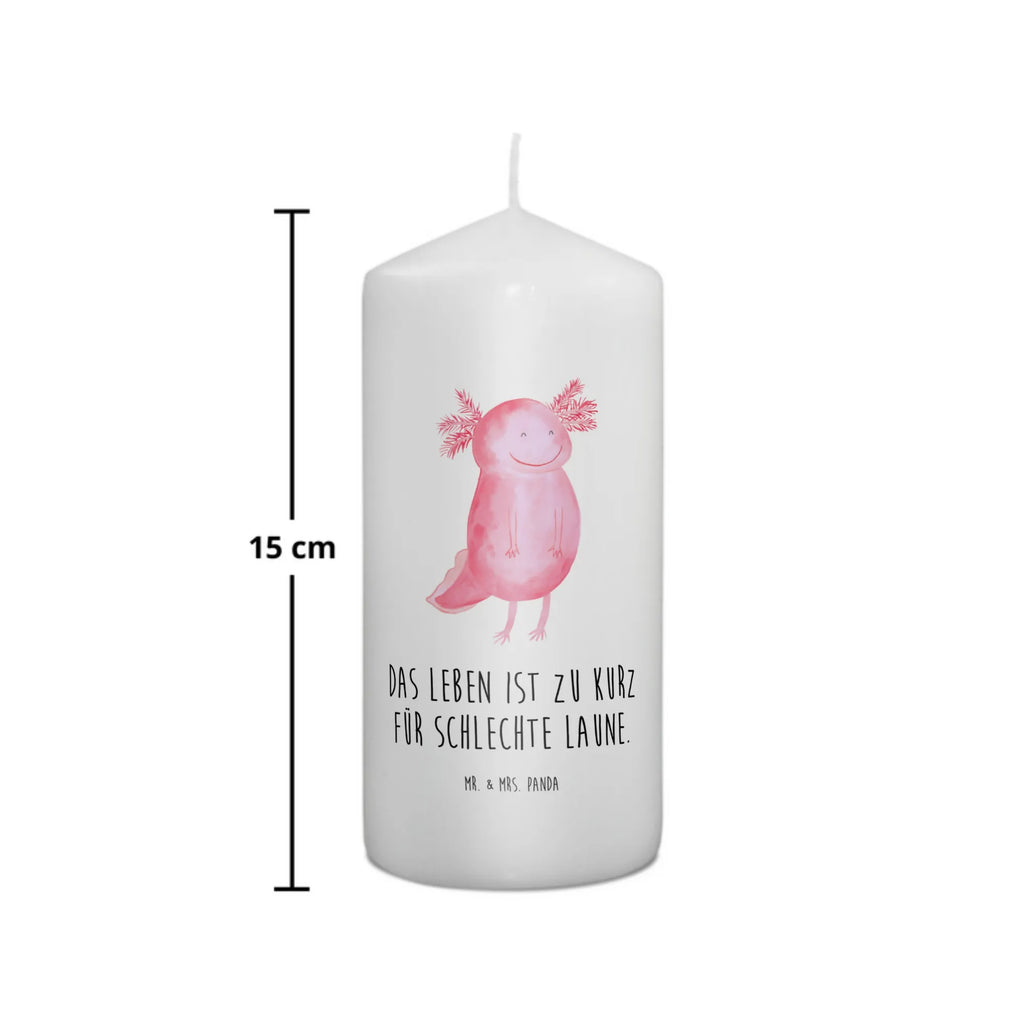 Candle axolotl Happy Kerze, Taufkerze, Kommunionskerze, Geburtstagskerze, Geschenk Kerze, Taufgeschenk Kerze, Kerze mit Druck, Besondere Kerze, Geschenkidee Kerze, Kerze für Kommunion, Geburtstag Kerze, Kommunion Kerze, Axolotl, Molch, Axolot, Schwanzlurch, Lurch, Lurche, Motivation, gute Laune