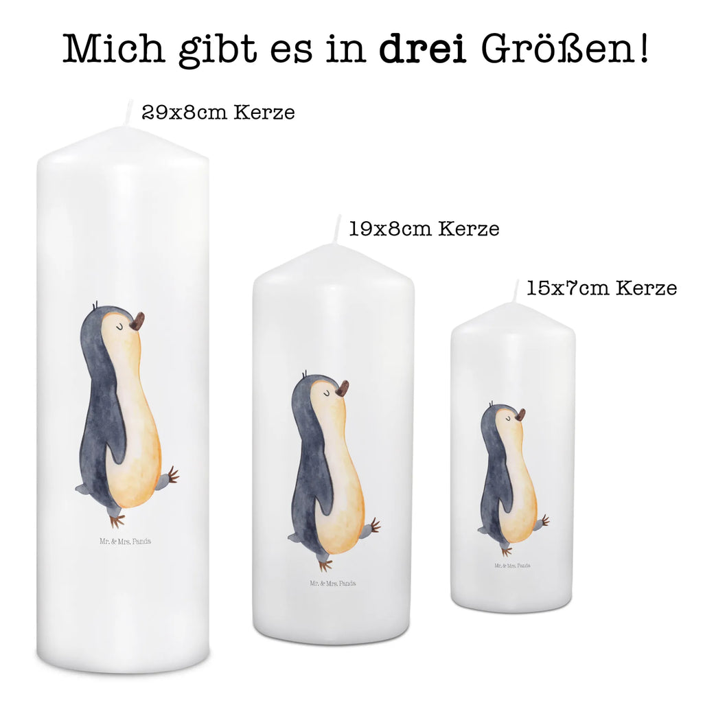 Kerze Pinguin marschierend Kerze, Taufkerze, Kommunionskerze, Geburtstagskerze, Geschenk Kerze, Taufgeschenk Kerze, Kerze mit Druck, Besondere Kerze, Geschenkidee Kerze, Kerze für Kommunion, Geburtstag Kerze, Kommunion Kerze, Pinguin, Pinguine, Frühaufsteher, Langschläfer, Bruder, Schwester, Familie