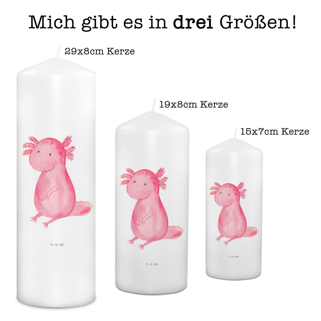 Kerze Axolotl Kerze, Taufkerze, Kommunionskerze, Geburtstagskerze, Geschenk Kerze, Taufgeschenk Kerze, Kerze mit Druck, Besondere Kerze, Geschenkidee Kerze, Kerze für Kommunion, Geburtstag Kerze, Kommunion Kerze, Axolotl, Molch, Axolot, vergnügt, fröhlich, zufrieden, Lebensstil, Weisheit, Lebensweisheit, Liebe, Freundin