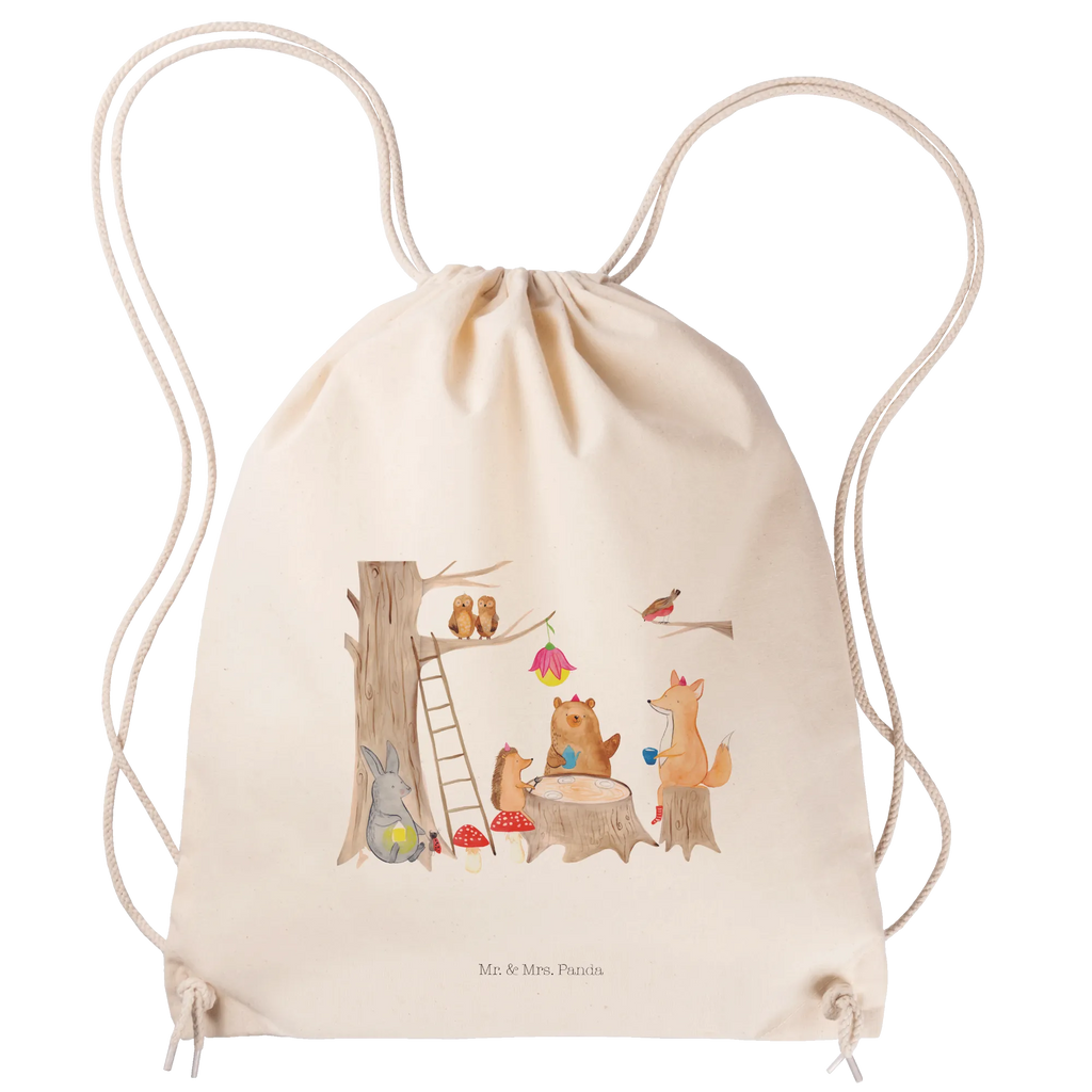 Sportbeutel Waldtiere Picknick Sportbeutel, Turnbeutel, Beutel, Sporttasche, Tasche, Stoffbeutel, Sportbeutel Kinder, Gymsack, Beutel Rucksack, Kleine Sporttasche, Sportzubehör, Turnbeutel Baumwolle, Tiermotive, Gute Laune, lustige Sprüche, Tiere, Waldtiere, Picknick, Wald, Fuchs, Hase, Igel, Maus, Eichhörnchen