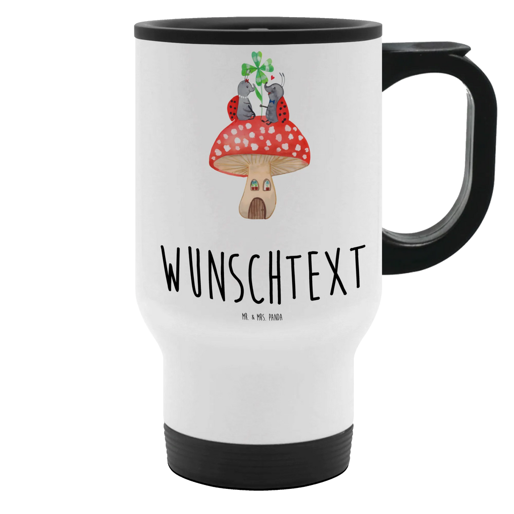 Personalisierter Thermobecher Marienkäfer Paar Fliegenpilz Personalisierter Thermobecher, Personalisierter To Go Becher, Personalisierte Thermotasse, Personalisierter Kaffeebecher, Personalisierter Isolierbecher, Thermobecher personalisieren, Thermobecher mit Namen, Thermobecher selbst gestalten, Wunschname, Spülmaschinenfest, Bedrucken, Isolierbecher mit Namen, Isolierbecher selbst gestalten, Thermotasse personalisieren, Thermotasse mit Namen, Tiermotive, Gute Laune, lustige Sprüche, Tiere, Haus, Wohnung, zuhause, Fliegenpilz, Marienkäfer, Fleigenpilzhaus