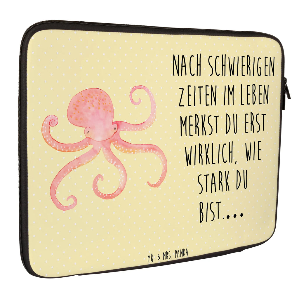 Notebook Tasche Tintenfisch Notebook Tasche, Laptop, Computertasche, Tasche, Notebook-Tasche, Notebook-Reisehülle, Notebook Schutz, Tiermotive, Gute Laune, lustige Sprüche, Tiere, Meer, Meerestier, Krake, Tintenfisch, Arme, Wasser, Ozean