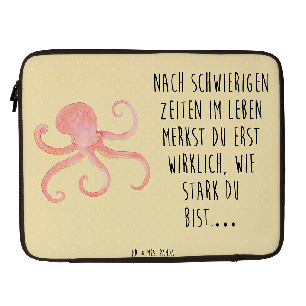 Notebook Tasche Tintenfisch Notebook Tasche, Laptop, Computertasche, Tasche, Notebook-Tasche, Notebook-Reisehülle, Notebook Schutz, Tiermotive, Gute Laune, lustige Sprüche, Tiere, Meer, Meerestier, Krake, Tintenfisch, Arme, Wasser, Ozean