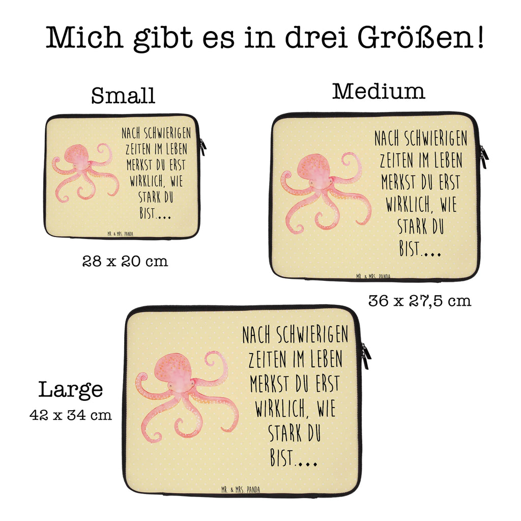Notebook Tasche Tintenfisch Notebook Tasche, Laptop, Computertasche, Tasche, Notebook-Tasche, Notebook-Reisehülle, Notebook Schutz, Tiermotive, Gute Laune, lustige Sprüche, Tiere, Meer, Meerestier, Krake, Tintenfisch, Arme, Wasser, Ozean