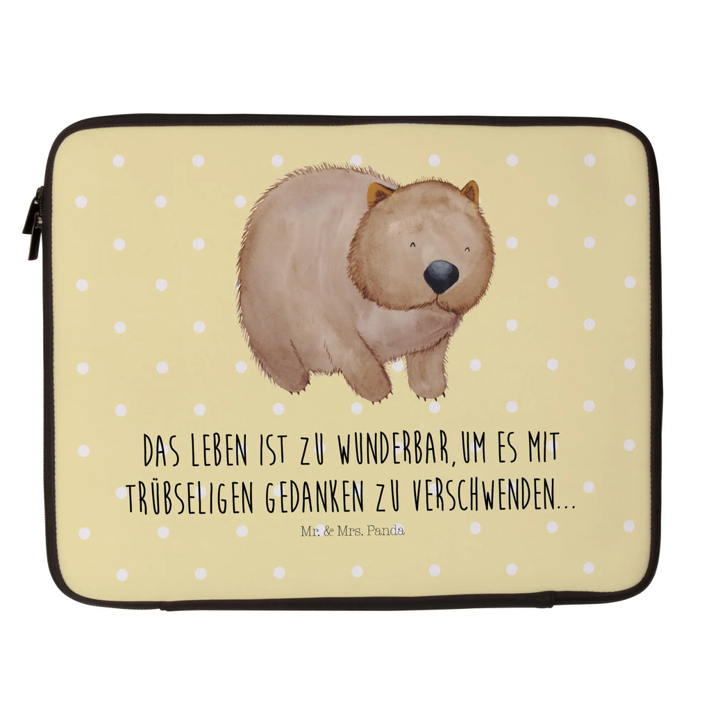 Notebook Tasche Wombat Notebook Tasche, Laptop, Computertasche, Tasche, Notebook-Tasche, Notebook-Reisehülle, Notebook Schutz, Tiermotive, Gute Laune, lustige Sprüche, Tiere, Wombat, Das Leben ist schön, Motivation, Spruch, Australien