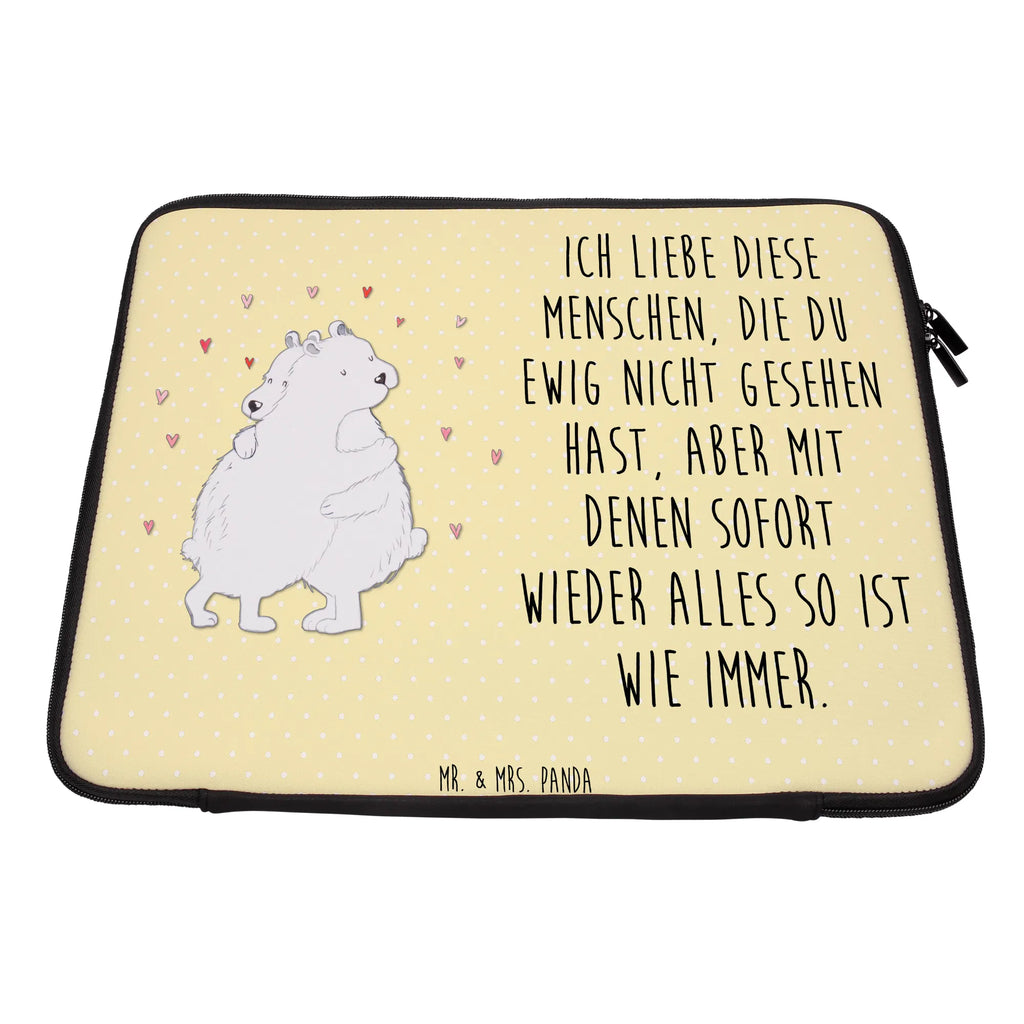 Notebook Tasche Eisbär Umarmen Notebook Tasche, Laptop, Computertasche, Tasche, Notebook-Tasche, Notebook-Reisehülle, Notebook Schutz, Tiermotive, Gute Laune, lustige Sprüche, Tiere