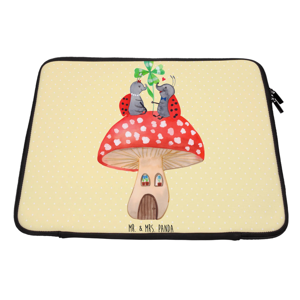 Notebook Tasche Marienkäfer Fliegenpilz Notebook Tasche, Laptop, Computertasche, Tasche, Notebook-Tasche, Notebook-Reisehülle, Notebook Schutz, Tiermotive, Gute Laune, lustige Sprüche, Tiere, Haus, Wohnung, zuhause, Fliegenpilz, Marienkäfer, Fleigenpilzhaus