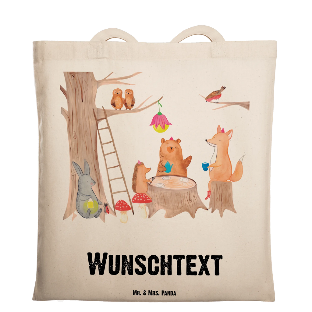 Personalisierte Tragetasche Waldtiere Picknick Personalisierte Beuteltasche, Personalisierter Beutel, Personalisierte Einkaufstasche, Personalisierter Jutebeutel, Personalisierter Stoffbeutel, Tragetasche mit Namen, Einkaufstasche mit Namen, Stoffbeutel mit Namen, Personalisierte Tasche, Personalisierte Jutetasche, Personalisierte Kindergartentasche, Tiermotive, Gute Laune, lustige Sprüche, Tiere, Waldtiere, Picknick, Wald, Fuchs, Hase, Igel, Maus, Eichhörnchen