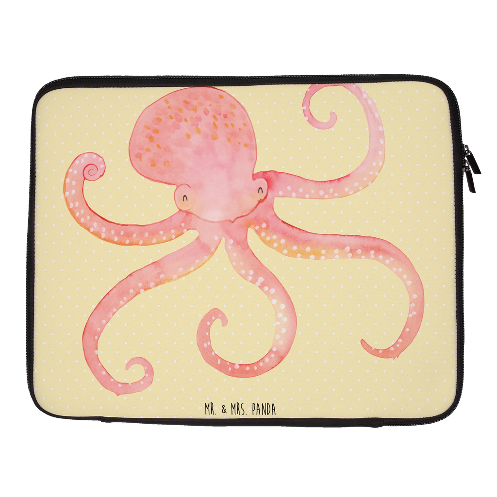 Notebook Tasche Tintenfisch Notebook Tasche, Laptop, Computertasche, Tasche, Notebook-Tasche, Notebook-Reisehülle, Notebook Schutz, Tiermotive, Gute Laune, lustige Sprüche, Tiere, Meer, Meerestier, Krake, Tintenfisch, Arme, Wasser, Ozean