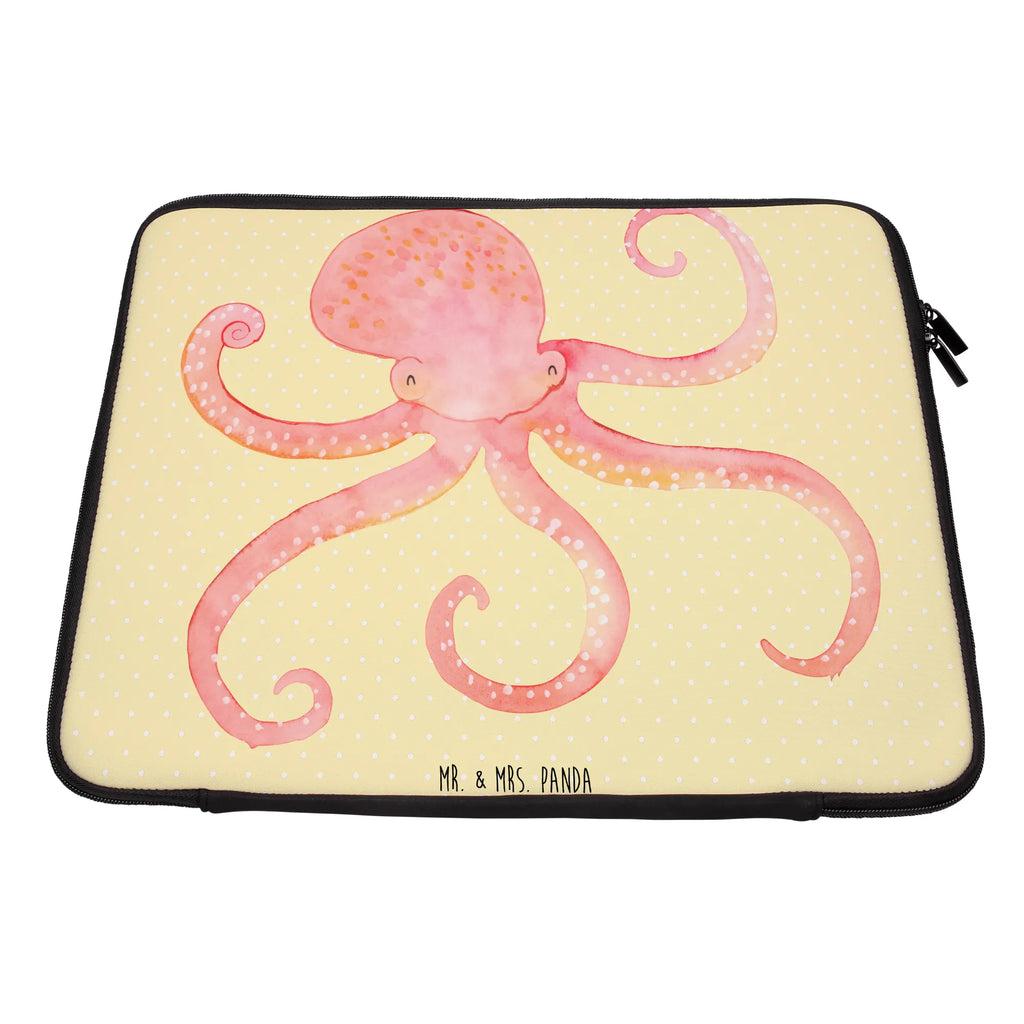 Notebook Tasche Tintenfisch Notebook Tasche, Laptop, Computertasche, Tasche, Notebook-Tasche, Notebook-Reisehülle, Notebook Schutz, Tiermotive, Gute Laune, lustige Sprüche, Tiere, Meer, Meerestier, Krake, Tintenfisch, Arme, Wasser, Ozean