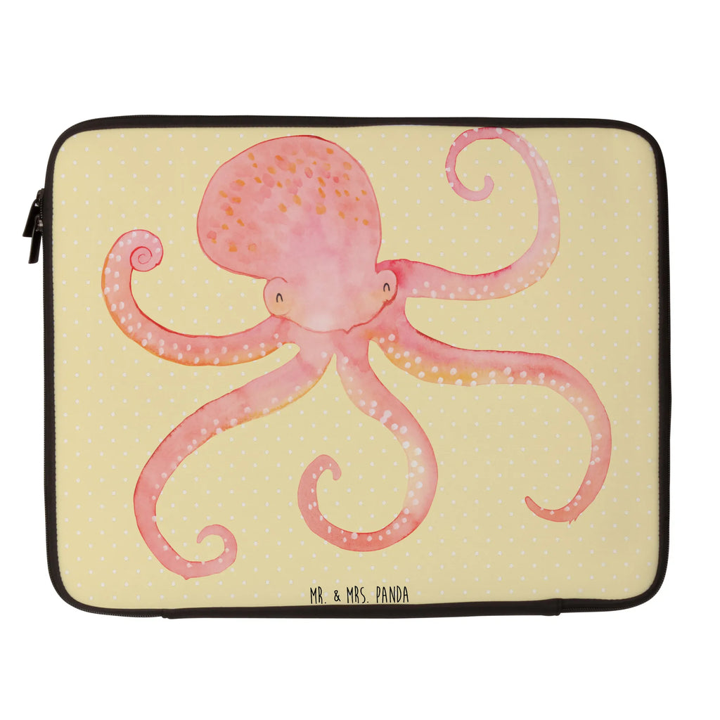 Notebook Tasche Tintenfisch Notebook Tasche, Laptop, Computertasche, Tasche, Notebook-Tasche, Notebook-Reisehülle, Notebook Schutz, Tiermotive, Gute Laune, lustige Sprüche, Tiere, Meer, Meerestier, Krake, Tintenfisch, Arme, Wasser, Ozean