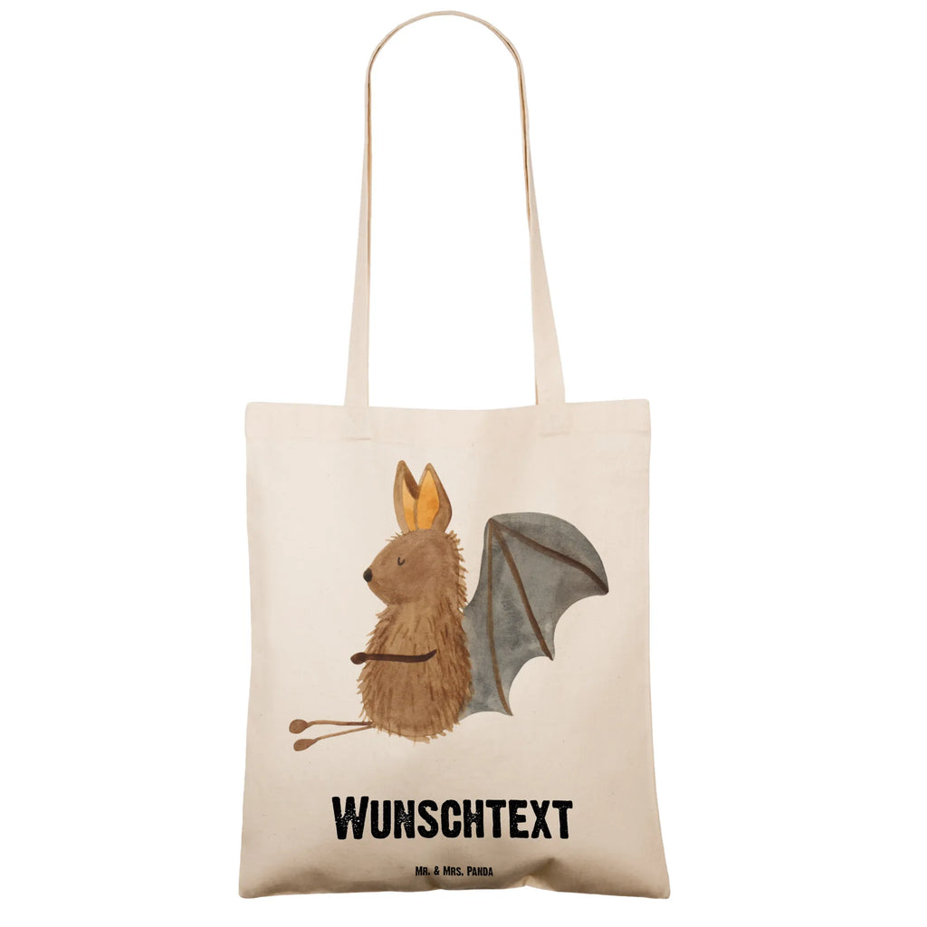 Personalisierte Tragetasche Fledermaus sitzend Personalisierte Beuteltasche, Personalisierter Beutel, Personalisierte Einkaufstasche, Personalisierter Jutebeutel, Personalisierter Stoffbeutel, Tragetasche mit Namen, Einkaufstasche mit Namen, Stoffbeutel mit Namen, Personalisierte Tasche, Personalisierte Jutetasche, Personalisierte Kindergartentasche, Tiermotive, Gute Laune, lustige Sprüche, Tiere, Fledermaus, Fledermäuse, Motivation, entspannen