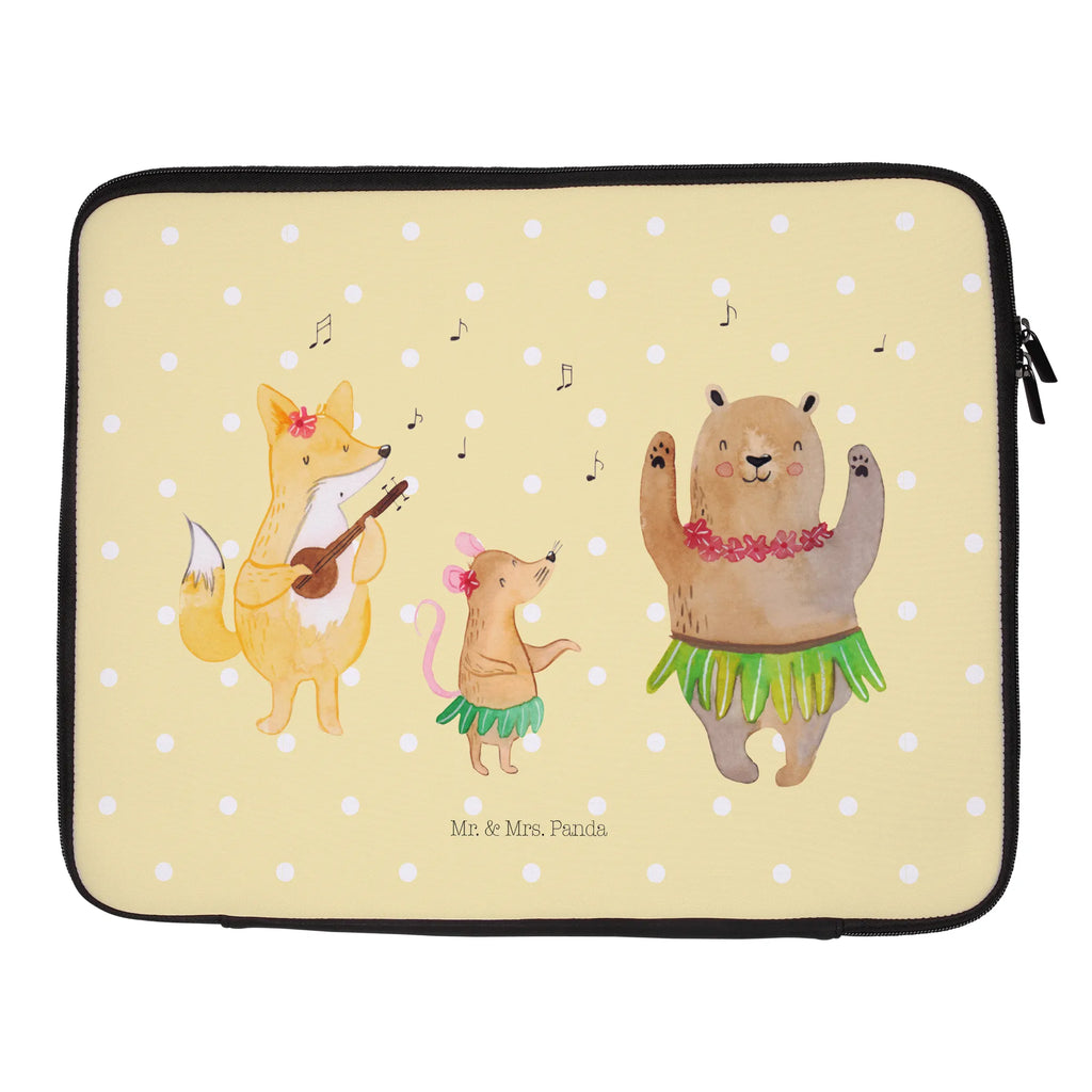 Notebook Tasche Waldtiere Aloha Notebook Tasche, Laptop, Computertasche, Tasche, Notebook-Tasche, Notebook-Reisehülle, Notebook Schutz, Tiermotive, Gute Laune, lustige Sprüche, Tiere, Wald, Waldtiere, Musik, Aloha, Bär, Hase, Igel, Tanzen, Leben, Lachen