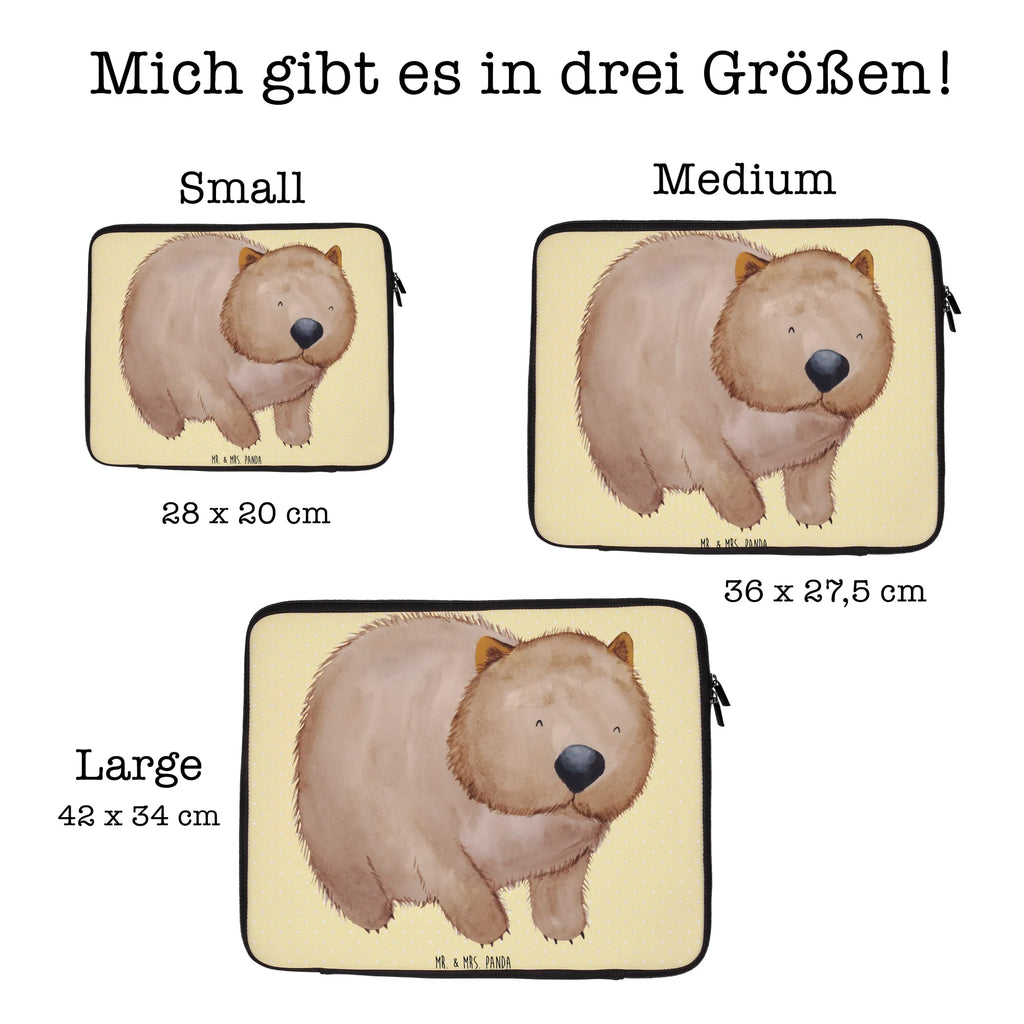 Notebook Tasche Wombat Notebook Tasche, Laptop, Computertasche, Tasche, Notebook-Tasche, Notebook-Reisehülle, Notebook Schutz, Tiermotive, Gute Laune, lustige Sprüche, Tiere, Wombat, Das Leben ist schön, Motivation, Spruch, Australien