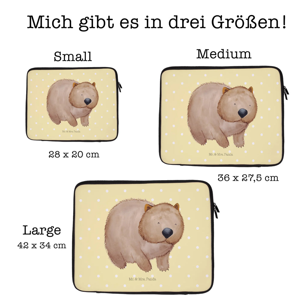 Notebook Tasche Wombat Notebook Tasche, Laptop, Computertasche, Tasche, Notebook-Tasche, Notebook-Reisehülle, Notebook Schutz, Tiermotive, Gute Laune, lustige Sprüche, Tiere, Wombat, Das Leben ist schön, Motivation, Spruch, Australien