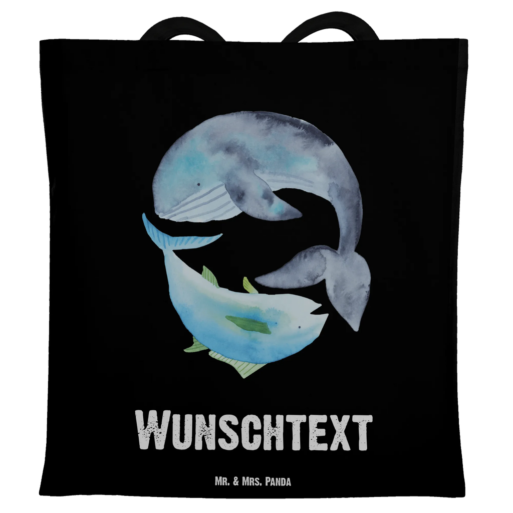 Personalisierte Tragetasche Walfisch & Thunfisch Personalisierte Beuteltasche, Personalisierter Beutel, Personalisierte Einkaufstasche, Personalisierter Jutebeutel, Personalisierter Stoffbeutel, Tragetasche mit Namen, Einkaufstasche mit Namen, Stoffbeutel mit Namen, Personalisierte Tasche, Personalisierte Jutetasche, Personalisierte Kindergartentasche, Tiermotive, Gute Laune, lustige Sprüche, Tiere, Wal, Wahl, Tunfisch, Wortwitz lustig, Spruch lustig, Flachwitz, Witz, Spruch des Tages, Flachwitz Geschenk