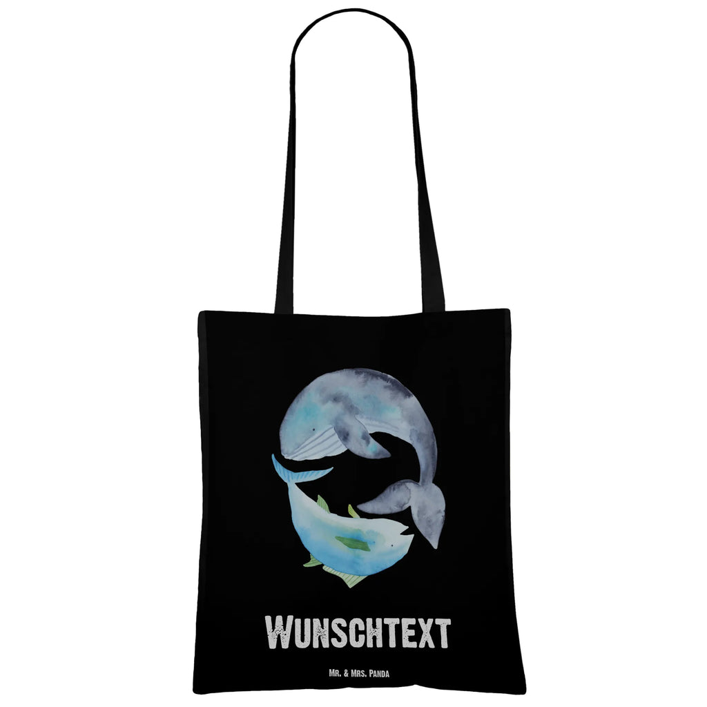 Personalisierte Tragetasche Walfisch & Thunfisch Personalisierte Beuteltasche, Personalisierter Beutel, Personalisierte Einkaufstasche, Personalisierter Jutebeutel, Personalisierter Stoffbeutel, Tragetasche mit Namen, Einkaufstasche mit Namen, Stoffbeutel mit Namen, Personalisierte Tasche, Personalisierte Jutetasche, Personalisierte Kindergartentasche, Tiermotive, Gute Laune, lustige Sprüche, Tiere, Wal, Wahl, Tunfisch, Wortwitz lustig, Spruch lustig, Flachwitz, Witz, Spruch des Tages, Flachwitz Geschenk