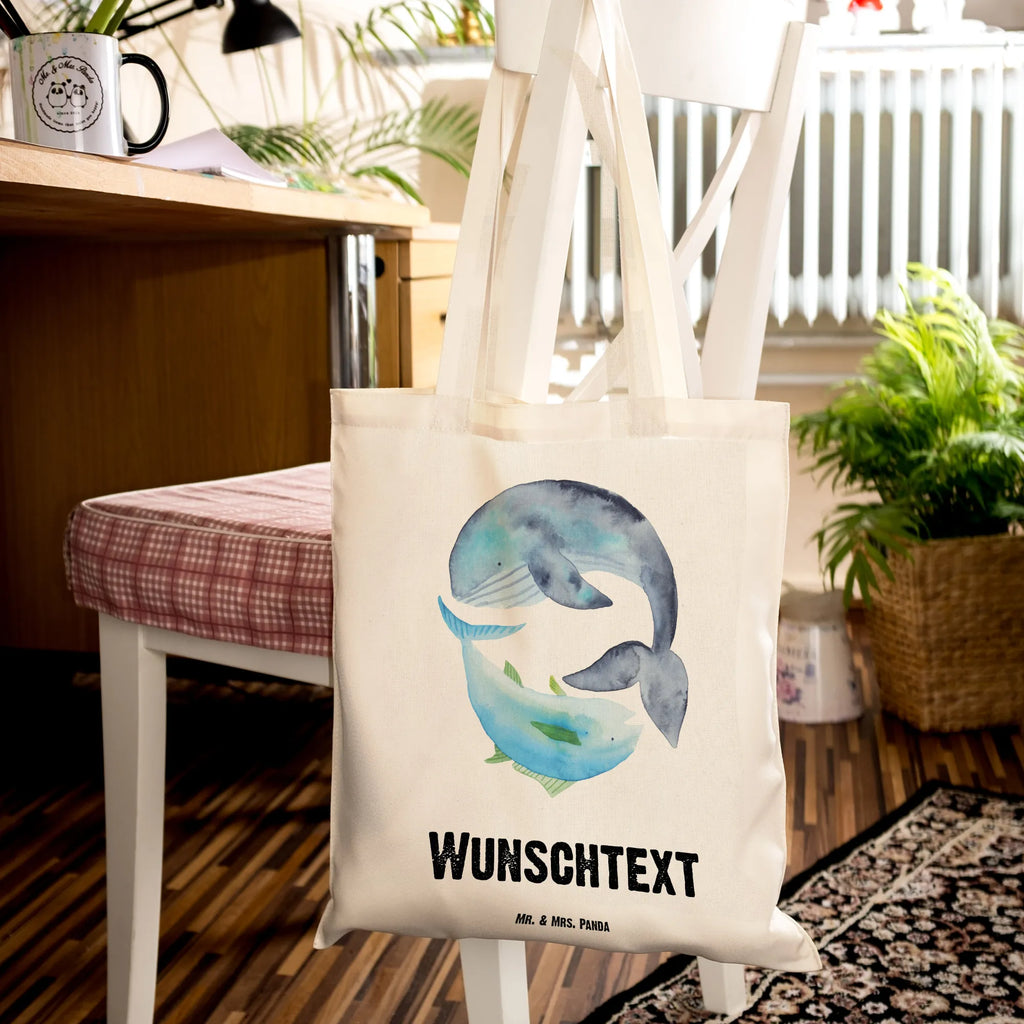 Personalisierte Tragetasche Walfisch & Thunfisch Personalisierte Beuteltasche, Personalisierter Beutel, Personalisierte Einkaufstasche, Personalisierter Jutebeutel, Personalisierter Stoffbeutel, Tragetasche mit Namen, Einkaufstasche mit Namen, Stoffbeutel mit Namen, Personalisierte Tasche, Personalisierte Jutetasche, Personalisierte Kindergartentasche, Tiermotive, Gute Laune, lustige Sprüche, Tiere, Wal, Wahl, Tunfisch, Wortwitz lustig, Spruch lustig, Flachwitz, Witz, Spruch des Tages, Flachwitz Geschenk