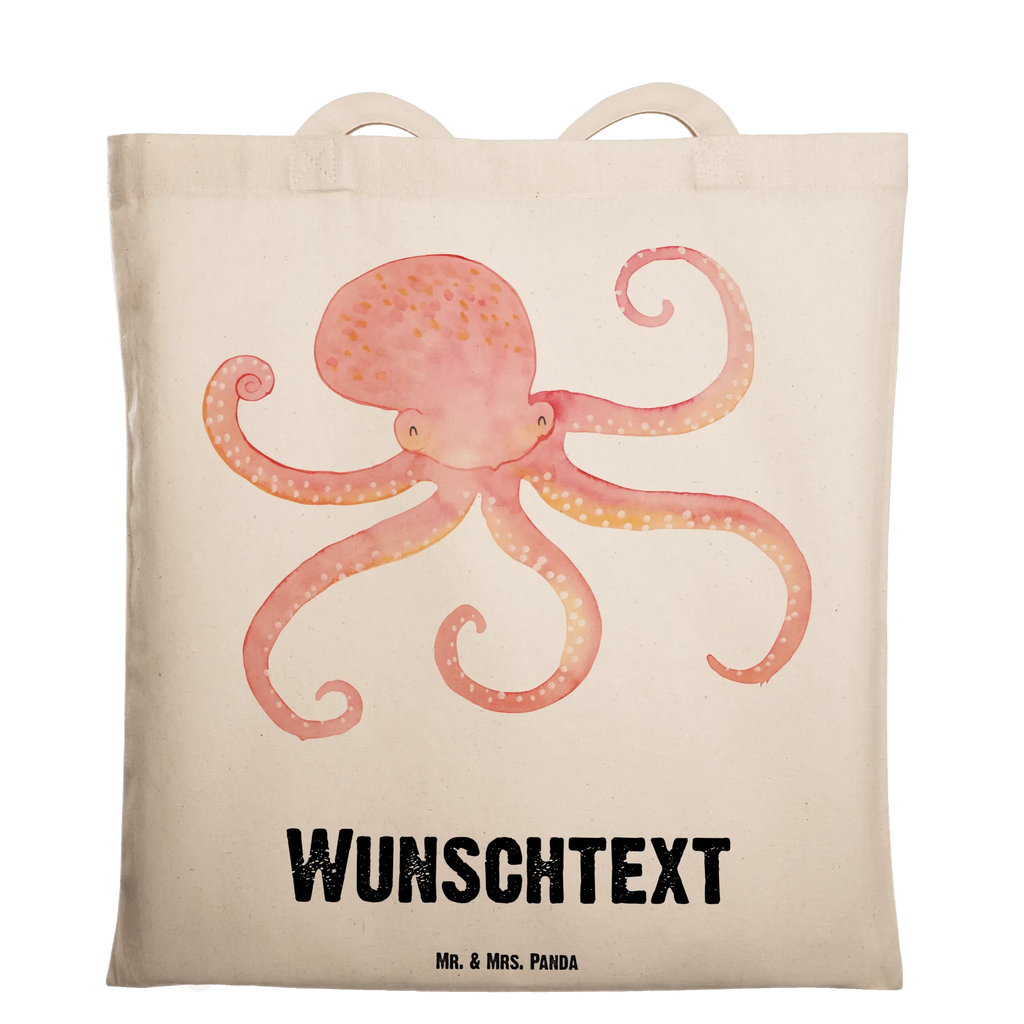 Personalisierte Tragetasche Tintenfisch Personalisierte Beuteltasche, Personalisierter Beutel, Personalisierte Einkaufstasche, Personalisierter Jutebeutel, Personalisierter Stoffbeutel, Tragetasche mit Namen, Einkaufstasche mit Namen, Stoffbeutel mit Namen, Personalisierte Tasche, Personalisierte Jutetasche, Personalisierte Kindergartentasche, Tiermotive, Gute Laune, lustige Sprüche, Tiere, Meer, Meerestier, Krake, Tintenfisch, Arme, Wasser, Ozean