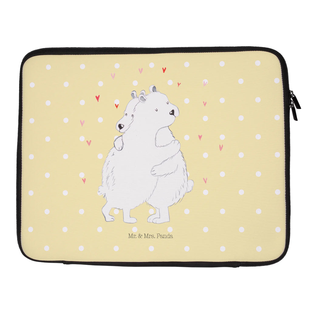 Notebook Tasche Eisbär Umarmen Notebook Tasche, Laptop, Computertasche, Tasche, Notebook-Tasche, Notebook-Reisehülle, Notebook Schutz, Tiermotive, Gute Laune, lustige Sprüche, Tiere