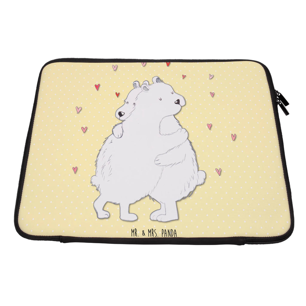 Notebook Tasche Eisbär Umarmen Notebook Tasche, Laptop, Computertasche, Tasche, Notebook-Tasche, Notebook-Reisehülle, Notebook Schutz, Tiermotive, Gute Laune, lustige Sprüche, Tiere