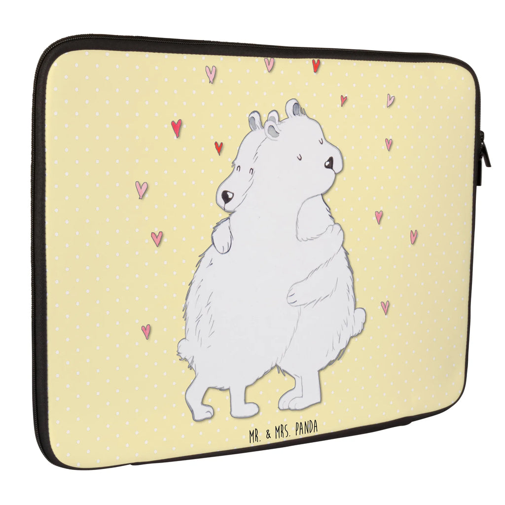 Notebook Tasche Eisbär Umarmen Notebook Tasche, Laptop, Computertasche, Tasche, Notebook-Tasche, Notebook-Reisehülle, Notebook Schutz, Tiermotive, Gute Laune, lustige Sprüche, Tiere