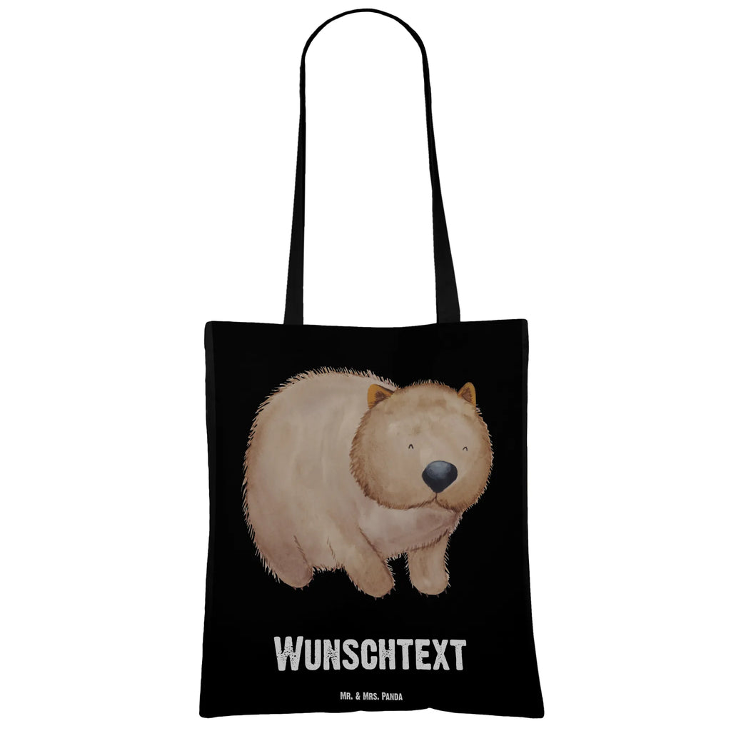 Personalisierte Tragetasche Wombat Personalisierte Beuteltasche, Personalisierter Beutel, Personalisierte Einkaufstasche, Personalisierter Jutebeutel, Personalisierter Stoffbeutel, Tragetasche mit Namen, Einkaufstasche mit Namen, Stoffbeutel mit Namen, Personalisierte Tasche, Personalisierte Jutetasche, Personalisierte Kindergartentasche, Tiermotive, Gute Laune, lustige Sprüche, Tiere, Wombat, Das Leben ist schön, Motivation, Spruch, Australien