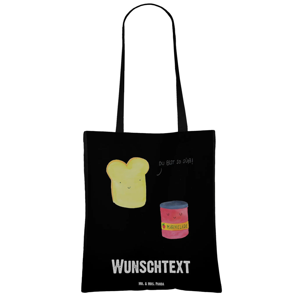 Personalisierte Tragetasche Toast & Marmelade Personalisierte Beuteltasche, Personalisierter Beutel, Personalisierte Einkaufstasche, Personalisierter Jutebeutel, Personalisierter Stoffbeutel, Tragetasche mit Namen, Einkaufstasche mit Namen, Stoffbeutel mit Namen, Personalisierte Tasche, Personalisierte Jutetasche, Personalisierte Kindergartentasche, Tiermotive, Gute Laune, lustige Sprüche, Tiere, Toast, Marmelade, Dreamteam, süße Postkarte, süß, Küche Deko, Küche Spruch, Frühstück Einladung, Brot, Toastbrot