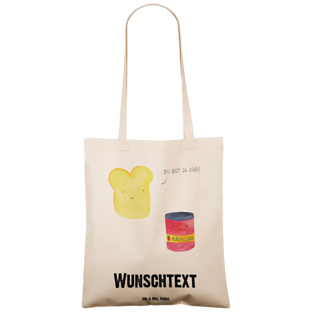 Personalisierte Tragetasche Toast & Marmelade Personalisierte Beuteltasche, Personalisierter Beutel, Personalisierte Einkaufstasche, Personalisierter Jutebeutel, Personalisierter Stoffbeutel, Tragetasche mit Namen, Einkaufstasche mit Namen, Stoffbeutel mit Namen, Personalisierte Tasche, Personalisierte Jutetasche, Personalisierte Kindergartentasche, Tiermotive, Gute Laune, lustige Sprüche, Tiere, Toast, Marmelade, Dreamteam, süße Postkarte, süß, Küche Deko, Küche Spruch, Frühstück Einladung, Brot, Toastbrot